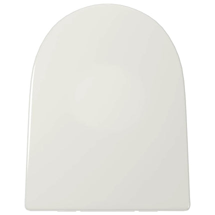 soft close toiletsæde quick-release design firkantet hvid