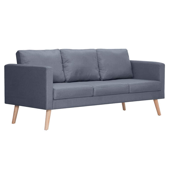 sofa 3-pers. sofa stof mørkegrå