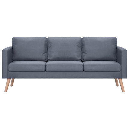sofa 3-pers. sofa stof mørkegrå