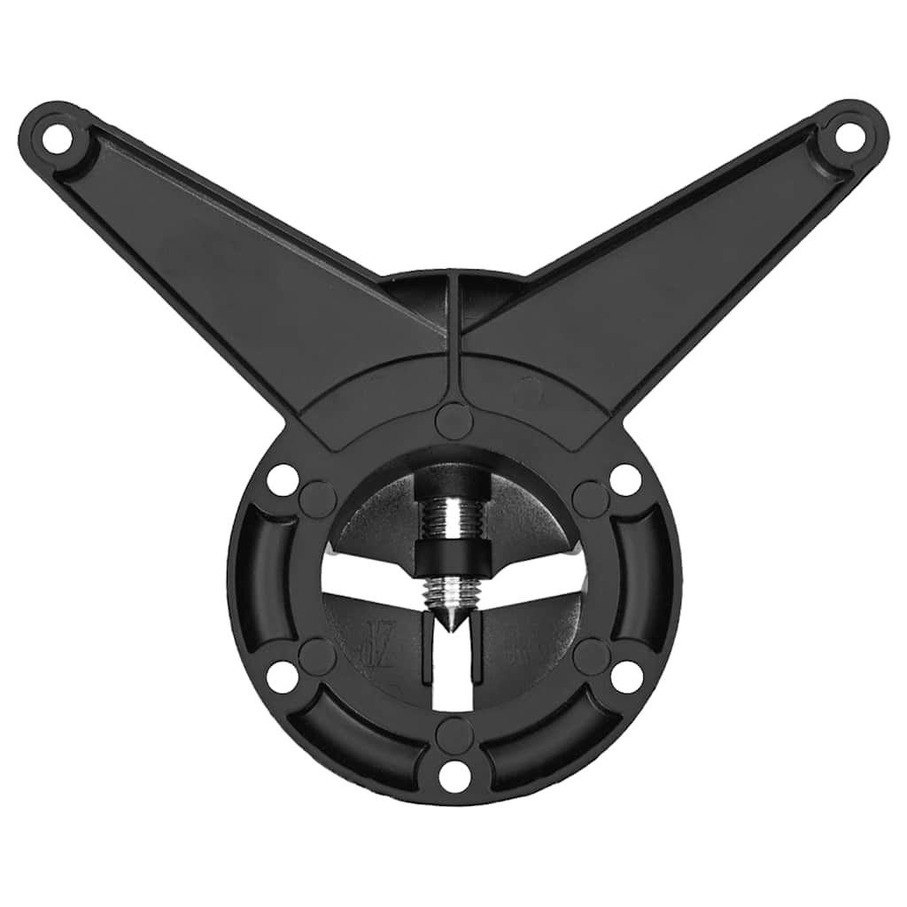 4 bordben, justerbar højde, sorte, 870 mm