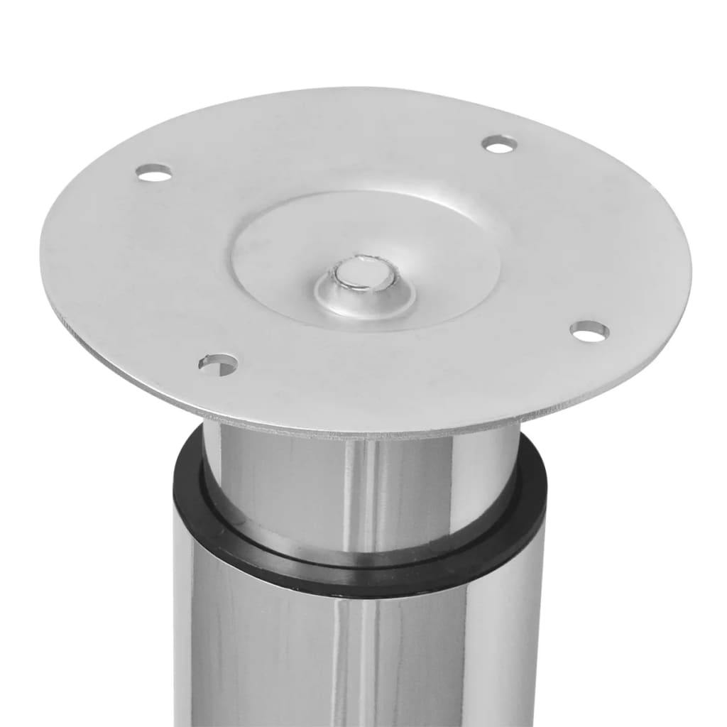 teleskopiske bordben i krom 710 mm - 1100 mm