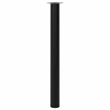 teleskopiske bordben i sort 710 mm - 1100 mm