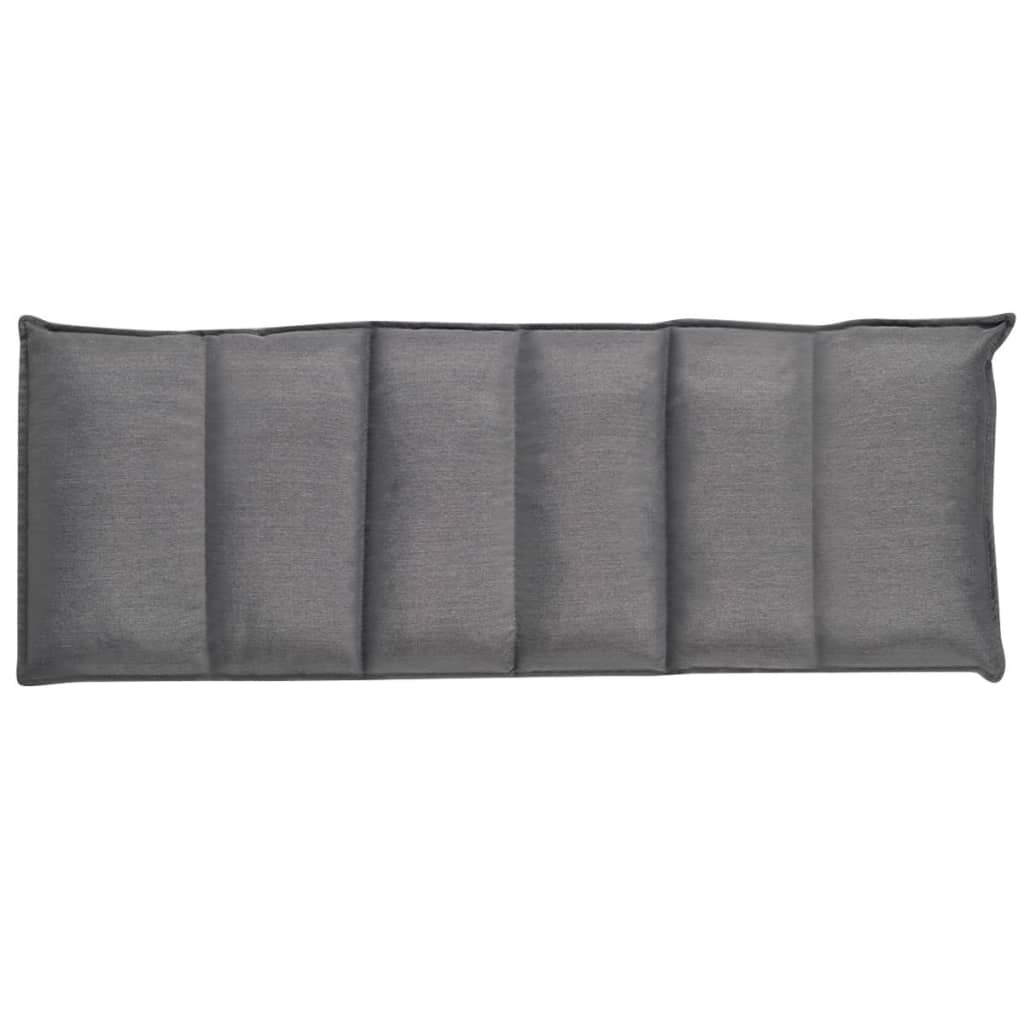 foldbar loungemadras til gulv stof grå