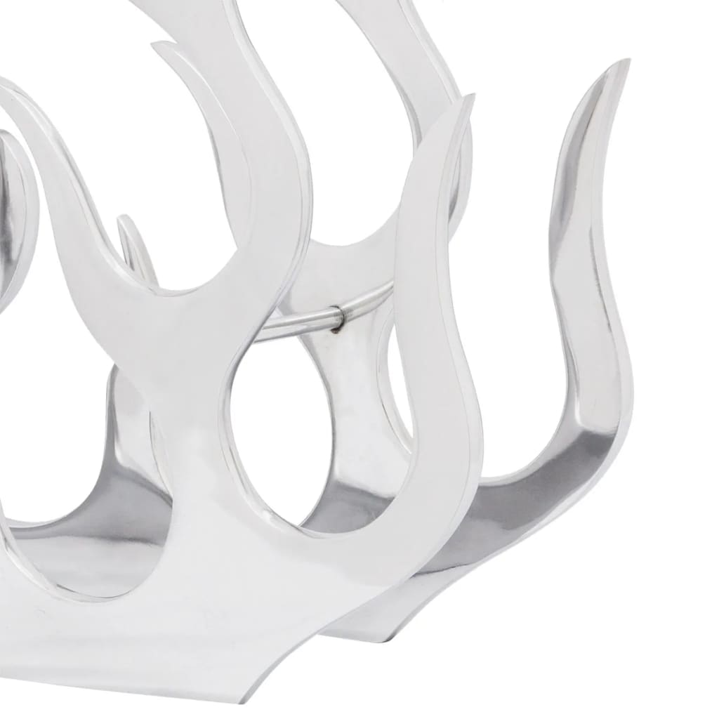 vinholder til 11 flasker aluminium sølvfarvet