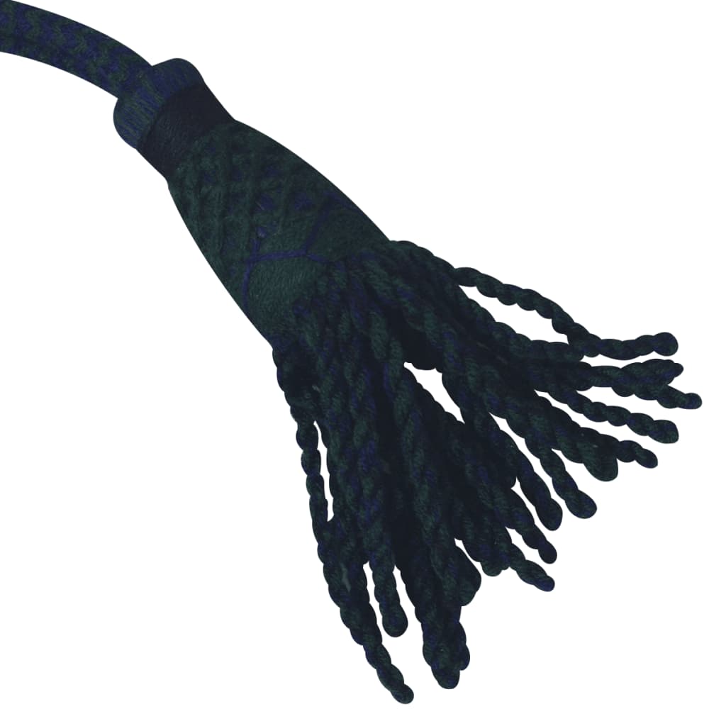 Scottish Great Highland sækkepibe grøn og sort tartan