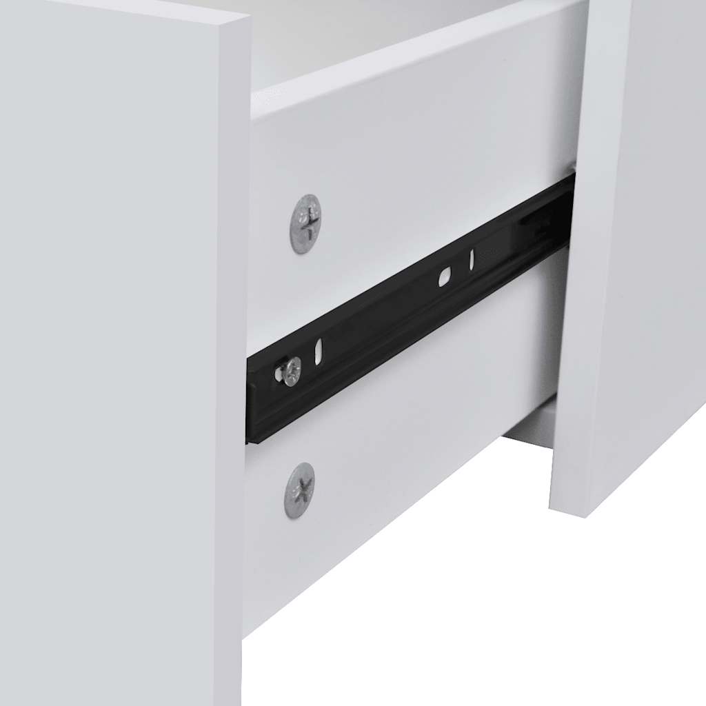 skænk med 4 skuffer 60x30,5x71 cm hvid