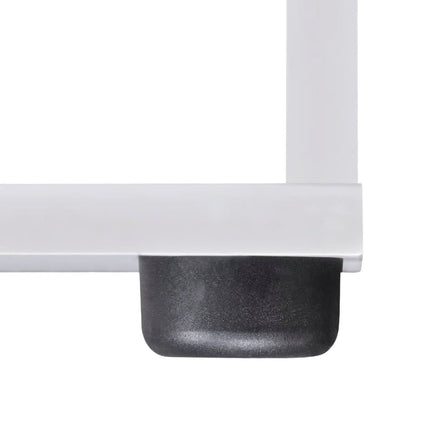 trappeformet bogreol/displayhylde 107 cm hvid