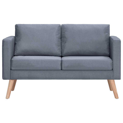 sofasæt 2-pers. og 3-pers. sofa stof mørkegrå