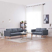 sofasæt 2-pers. og 3-pers. sofa stof mørkegrå