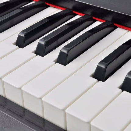 digitalt piano med pedaler 88 tangenter sort melaminbræt