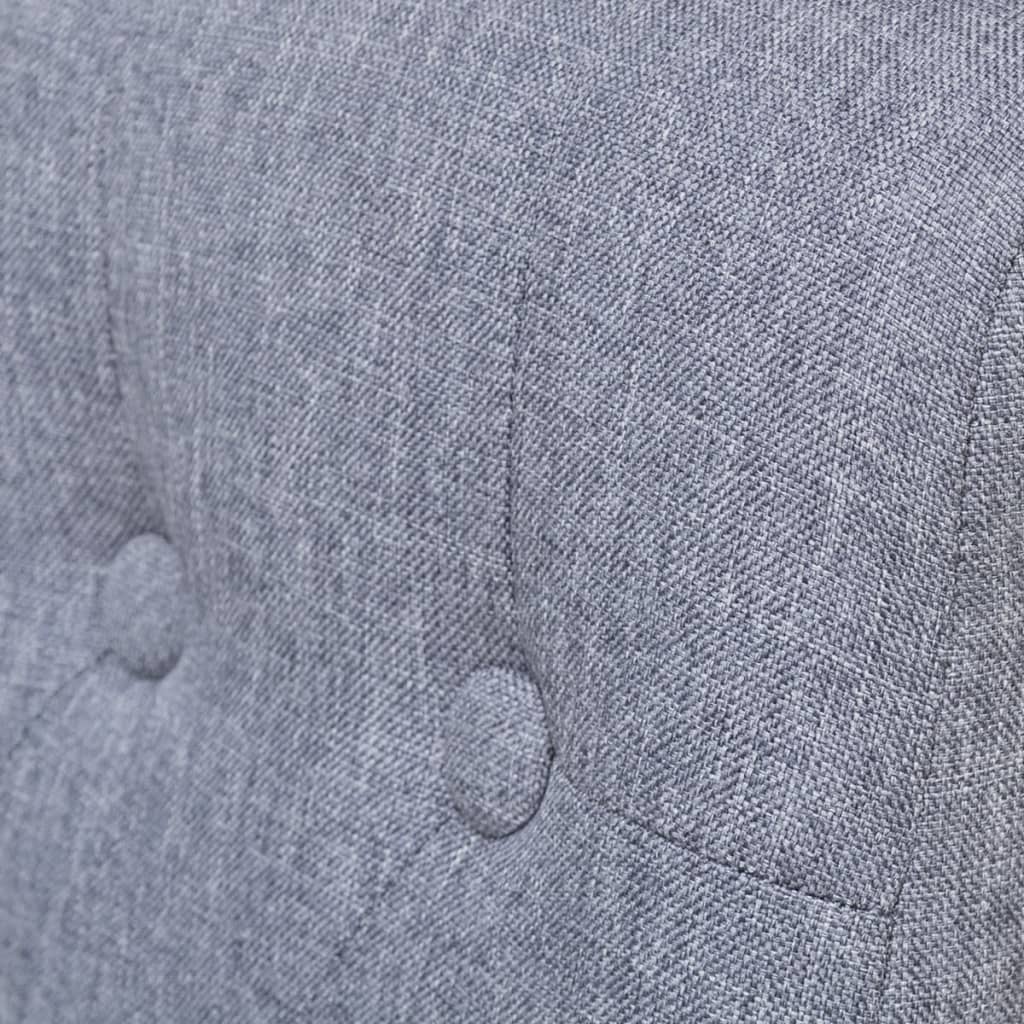 spisebordsstole 4 stk. stof lysegrå