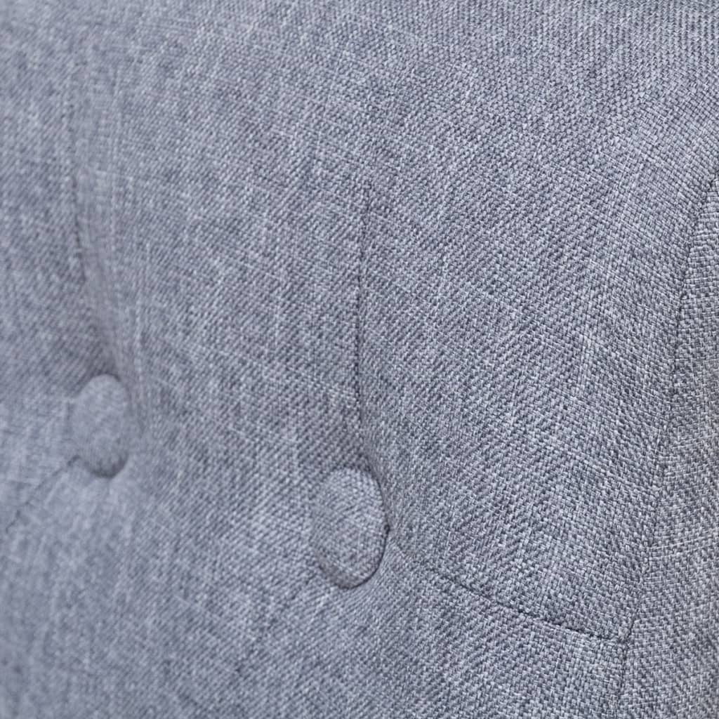 spisebordsstole 6 stk. stof lysegrå