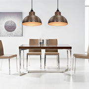 loftlamper halvkugle 2 stk. kobberfarvet