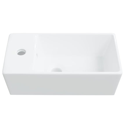 håndvask hvid 48x25x15 cm keramik