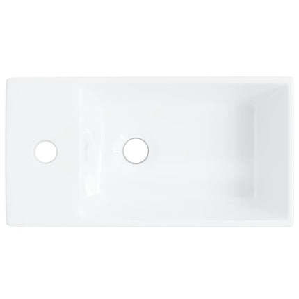 håndvask hvid 48x25x15 cm keramik