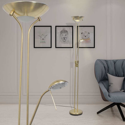 LED-gulvlampe dæmpbar 23 W