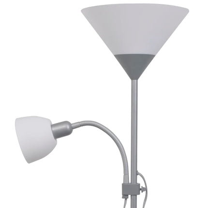 gulvlampe grå