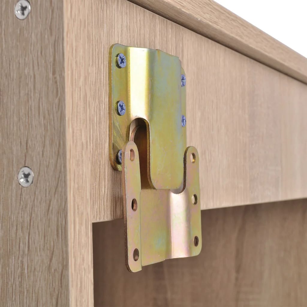 badeværelsesmøbelsæt med håndvask 3 dele beige