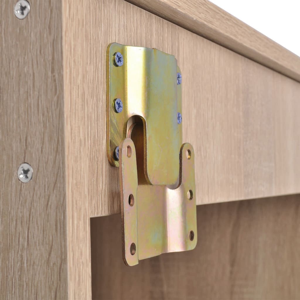 badeværelsesmøbelsæt med håndvask 3 dele beige