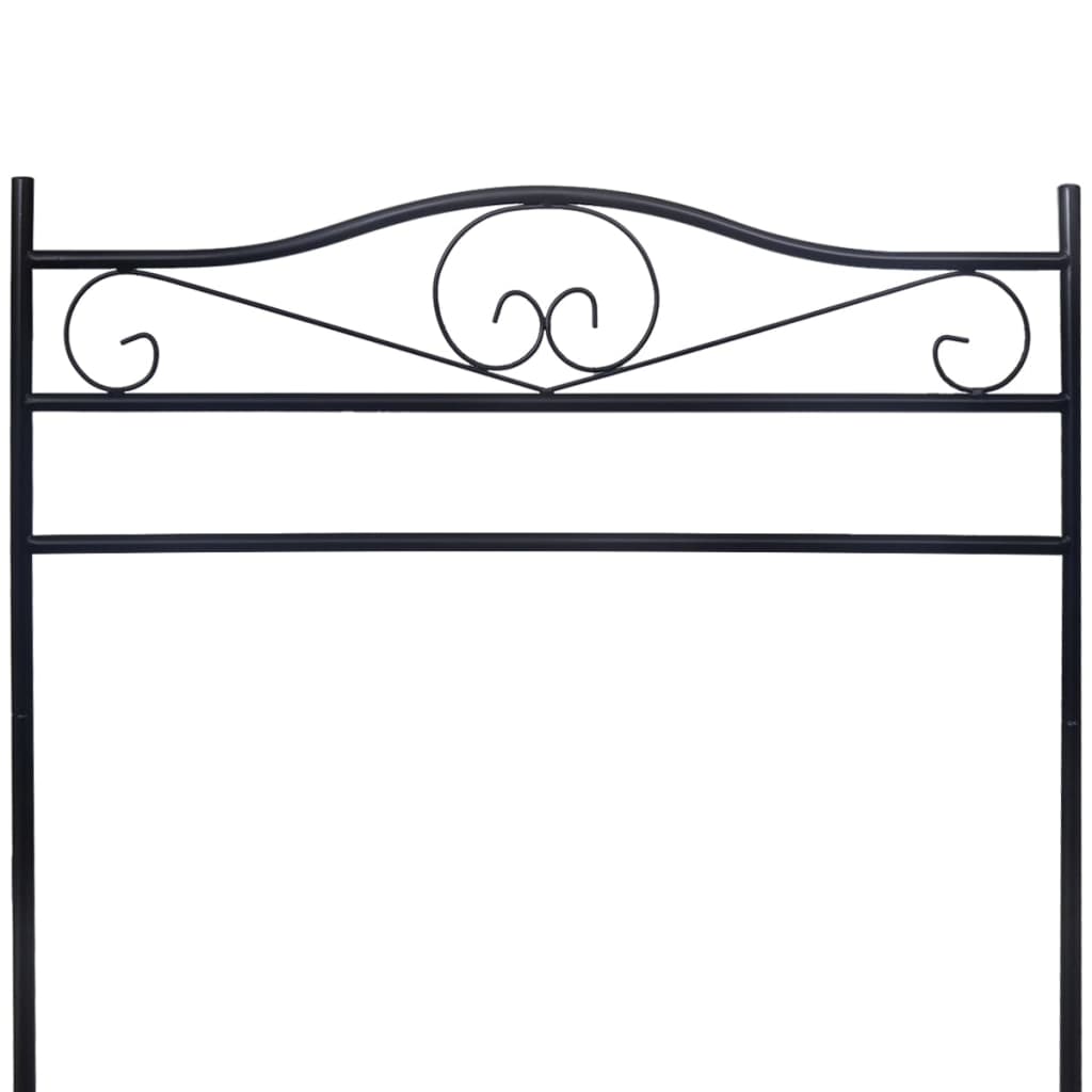 tøjstativ i stål sort