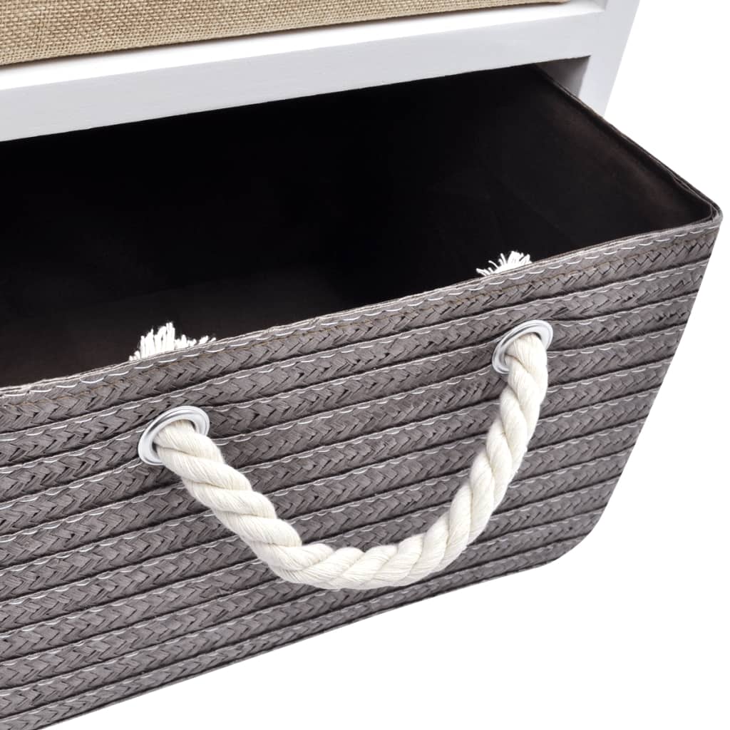 sengebord i træ 2 stk.