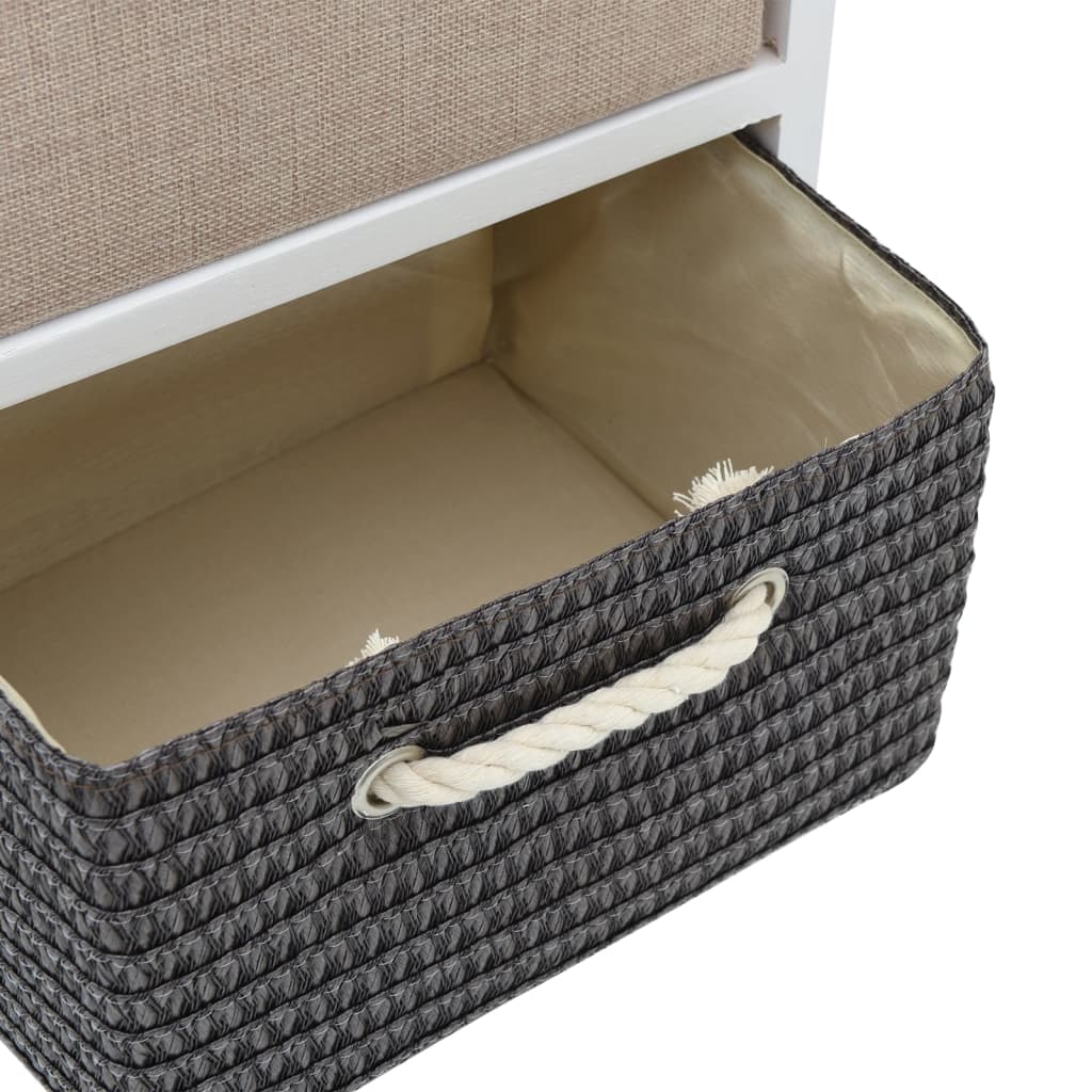 kommode med 4 skuffer træ