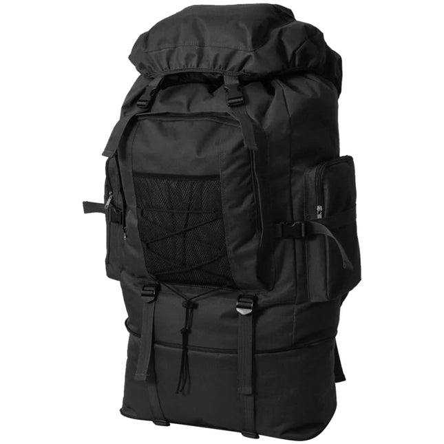 rygsæk i army-style XXL 100 l sort