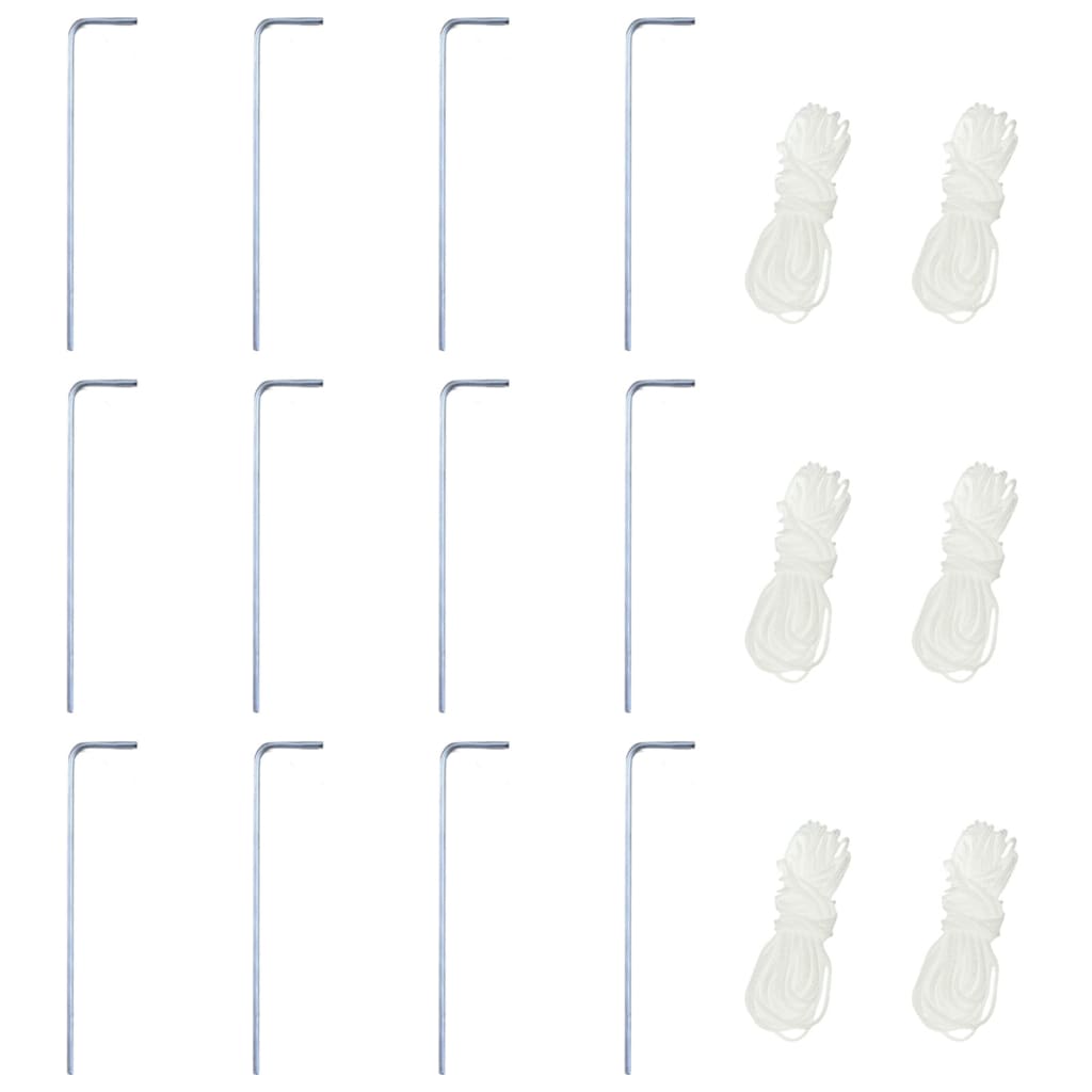 sekskantet foldbart pop-op-festtelt 3,6x3,1 m grå