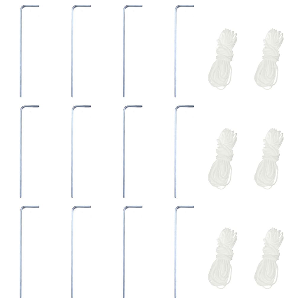 pop up-pavillon 6 sidevægge sekskantet 3,6x3,1 m cremefarvet