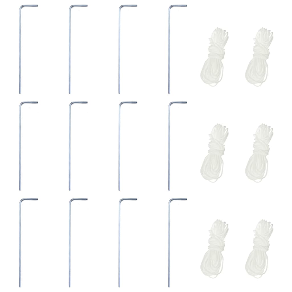 pop up-pavillon 6 sidevægge sekskantet 3,6x3,1 m grå