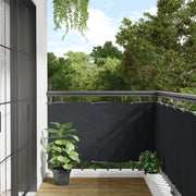 balkonafskærmning HDPE 75 x 400 cm antracitgrå