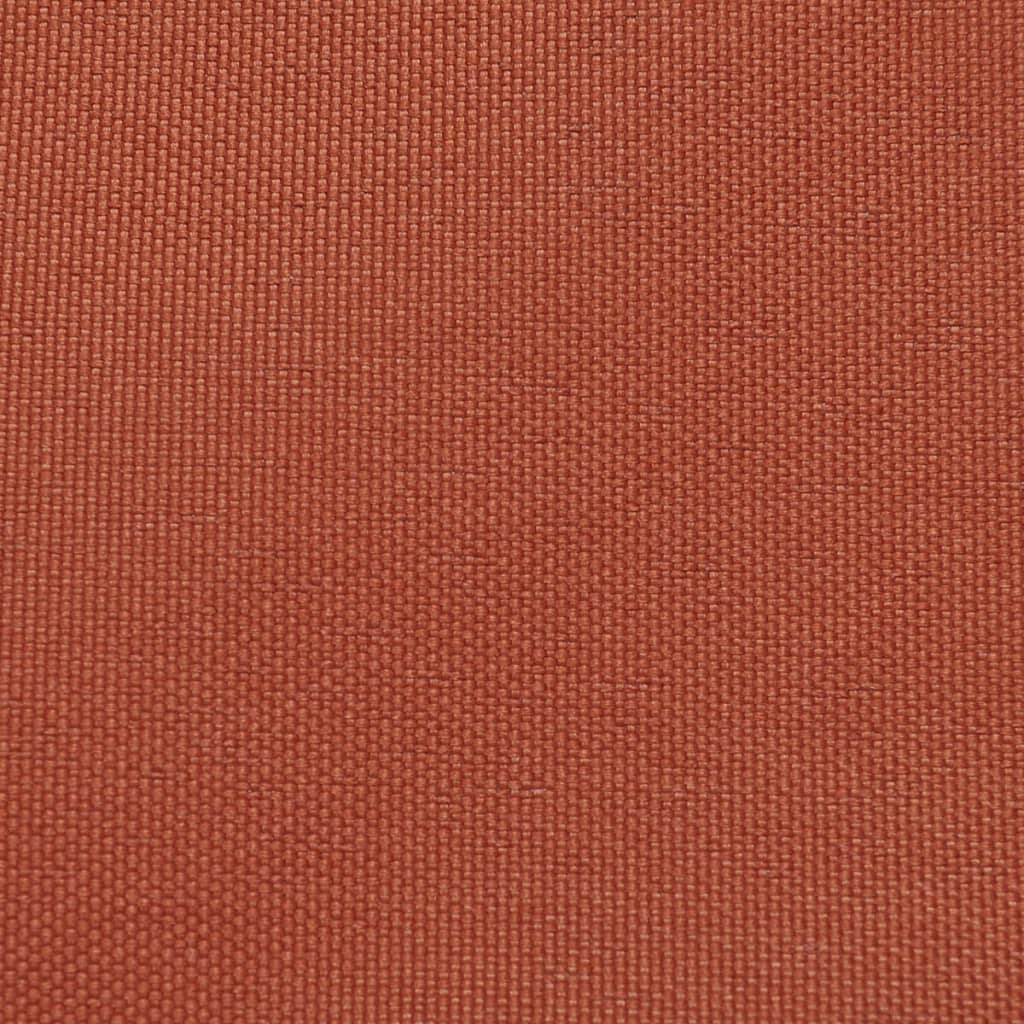 balkonafskærmning Oxford-stof 75 x 600 cm terracotta