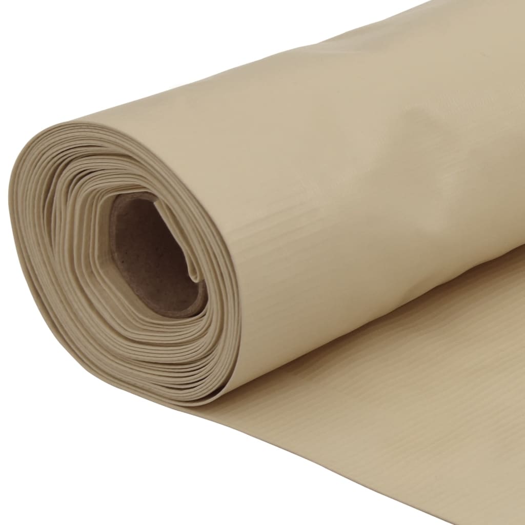 balkonafskærmning Oxford-stof 75 x 400 cm beige