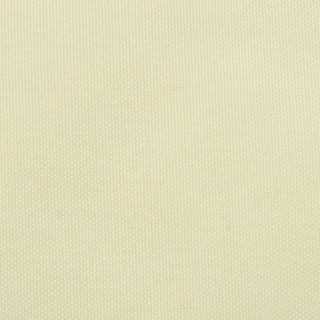 balkonafskærmning Oxford-stof 75x600 cm cremefarvet