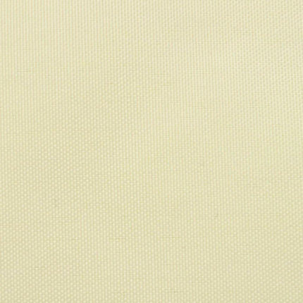 balkonafskærmning Oxford-stof 90x400 cm cremefarvet
