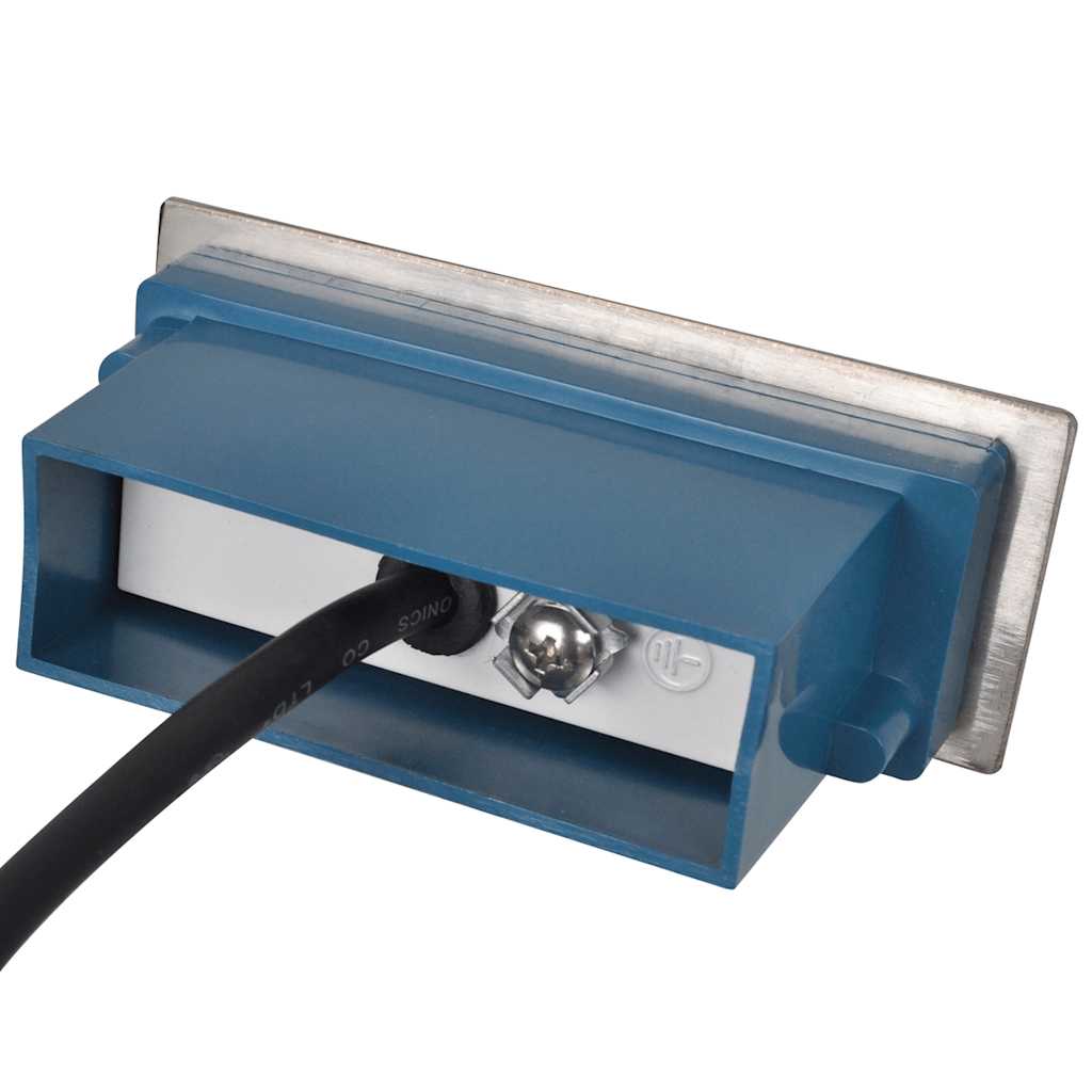 forsænket LED-trappelys 12 stk. 44x111x56 mm