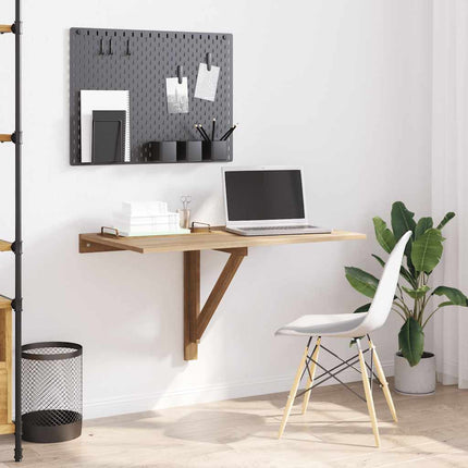 foldbart vægbord 100x60 cm egetræsfarve
