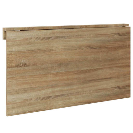 foldbart vægbord 100x60 cm egetræsfarve