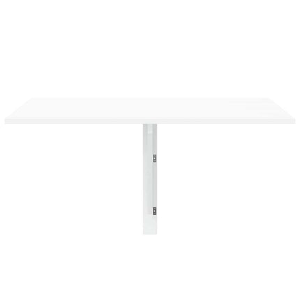 foldbart vægbord 100x60 cm hvid