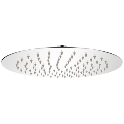 Brusehoved rustfrit stål 25 cm rund