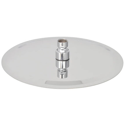 Brusehoved rustfrit stål 25 cm rund