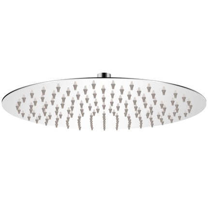 Brusehoved rustfrit stål 30 cm rund