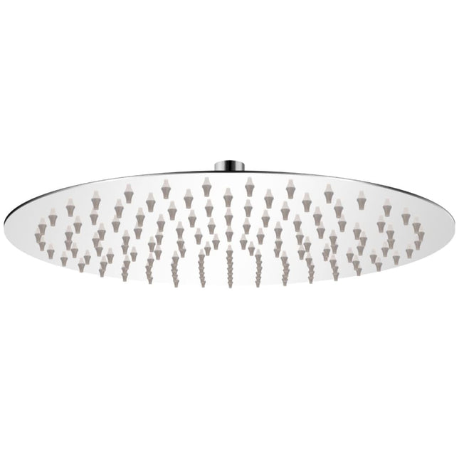 Brusehoved rustfrit stål 30 cm rund