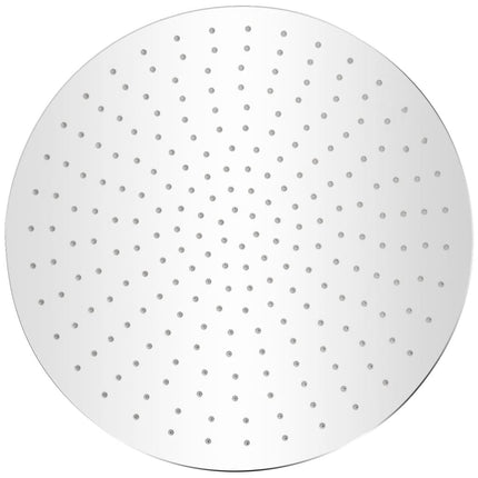 Brusehoved rustfrit stål 40 cm rund