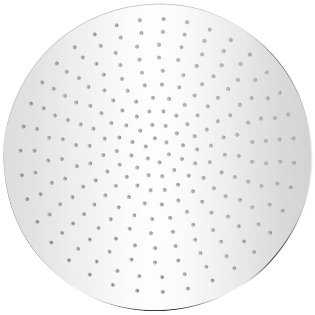Brusehoved rustfrit stål 40 cm rund