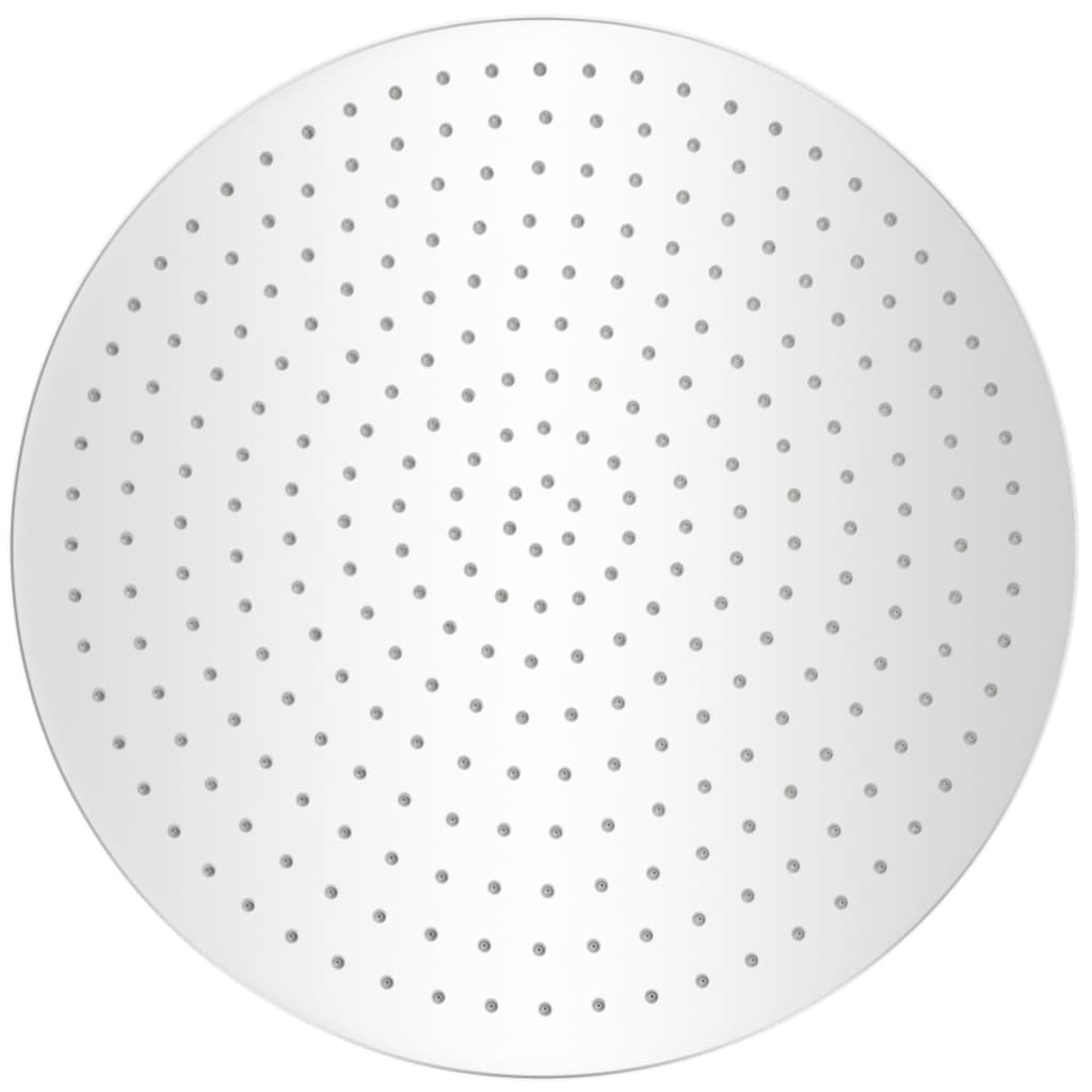 Brusehoved rustfrit stål 50 cm rund