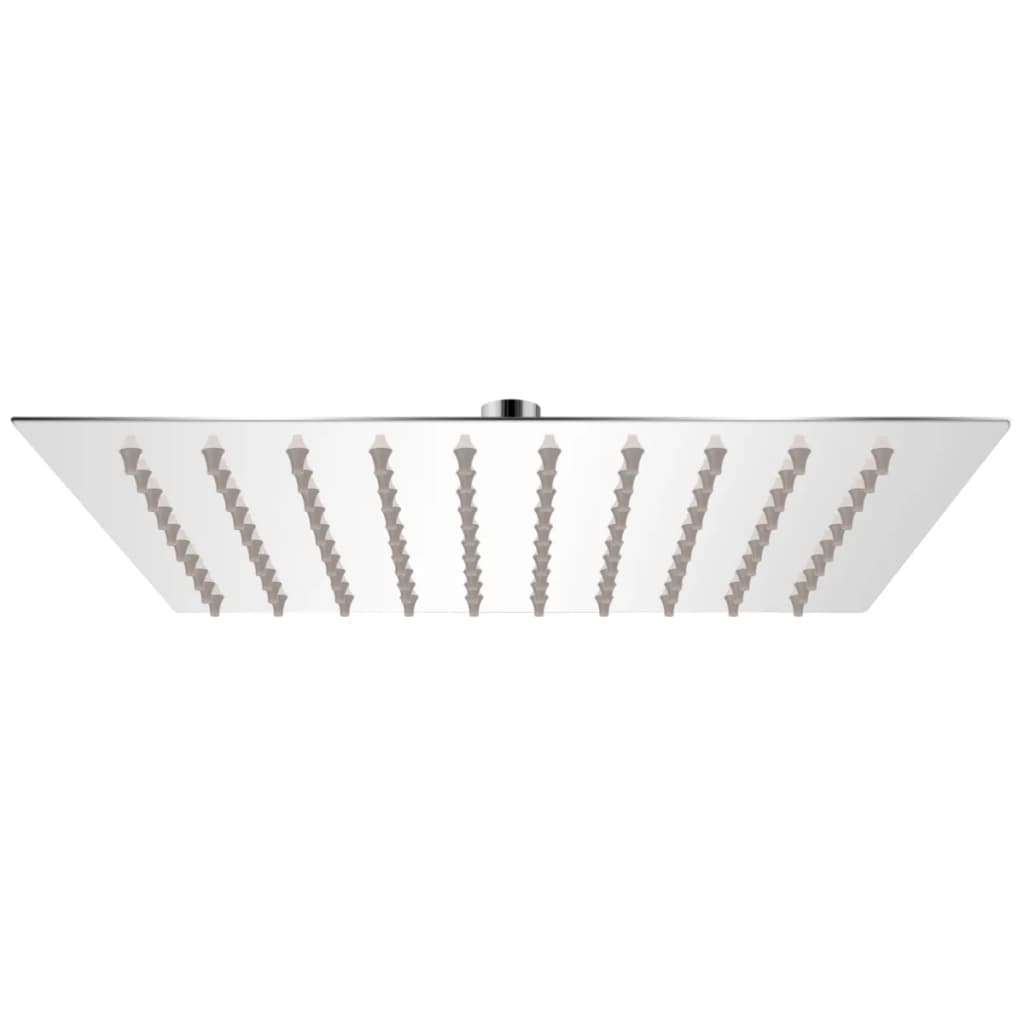 Brusehoved i rustfrit stål 20 × 20 cm - firkantet regnbruser