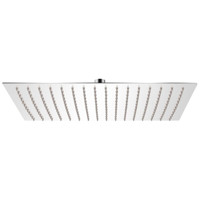 brusehoved 30x40 cm rustfrit stål rektangulær