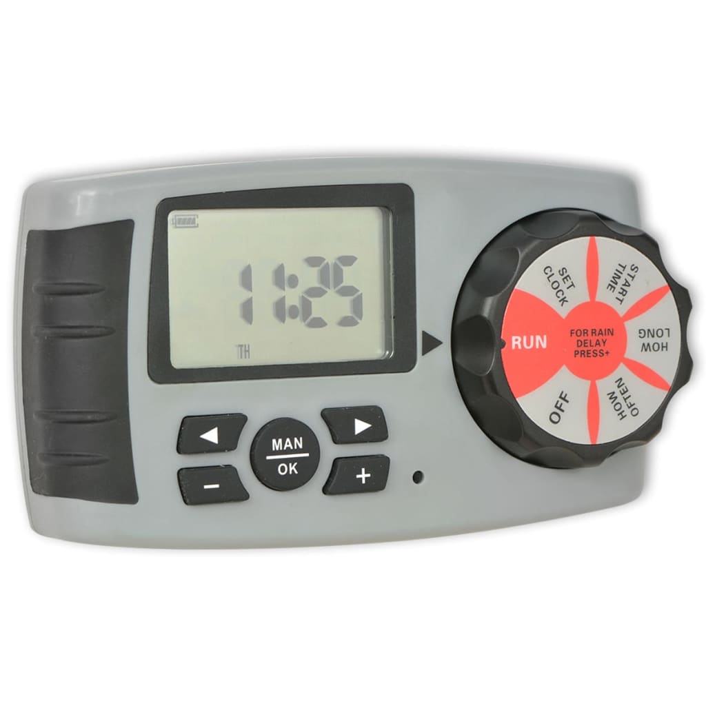 42352 vidaXL Automatisk irrigationstimer med 4 stationer 3 V