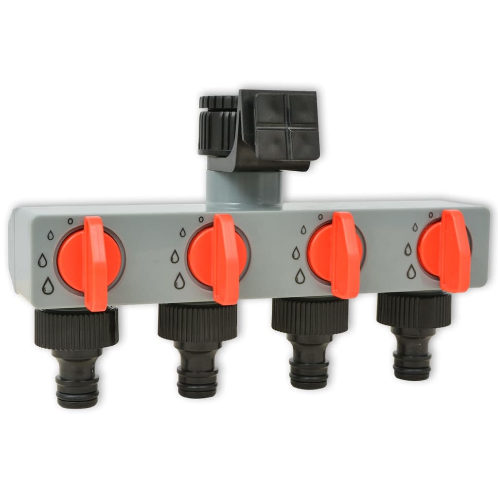 42352 vidaXL Automatisk irrigationstimer med 4 stationer 3 V